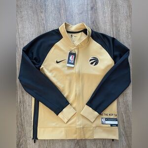 Nike Courtside City Edition Warm Up Jacket Toronto Raptors Lg Gold FB6717-745